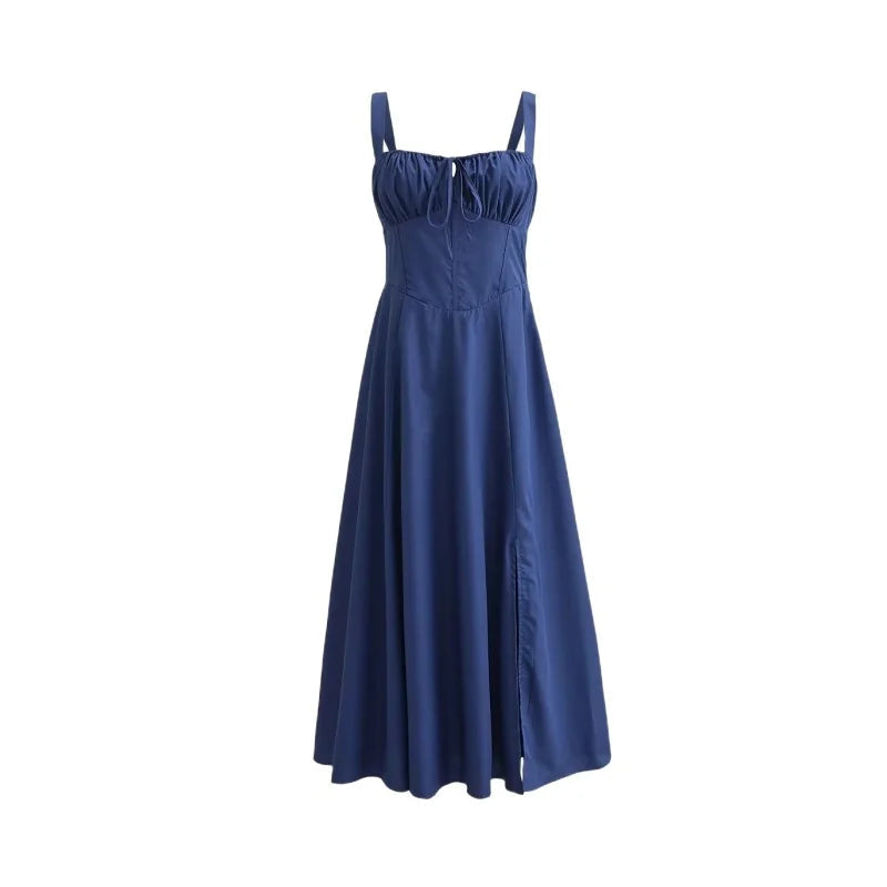 Summer Romantic Solid Color Dress