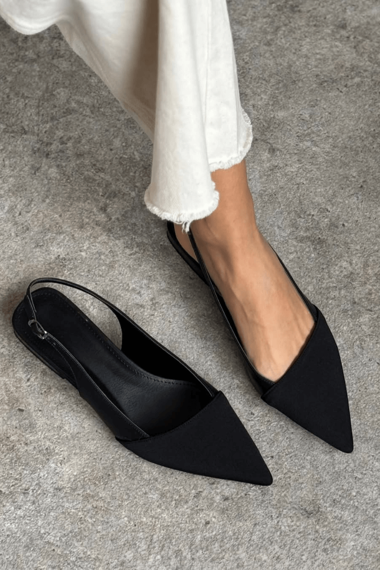 Minimalist Pointy Slingback Flats [Pre Order]
