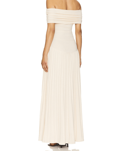 Off Shoulder Maxi Dress
