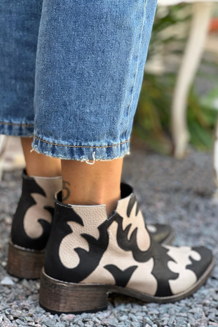 Desert Mirage Cutout Ankle Boots